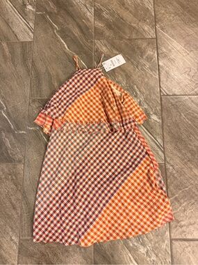 Zara Multicolor Gingham Dress
